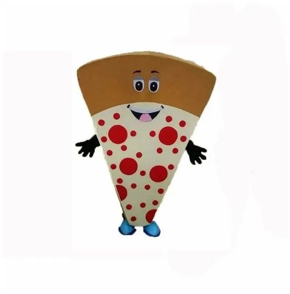 Performance alimentaire Pizza mascotte Costumes dessin animé personnage tenue costume noël fête en plein air tenue taille adulte publicité promotionnelle vêtements