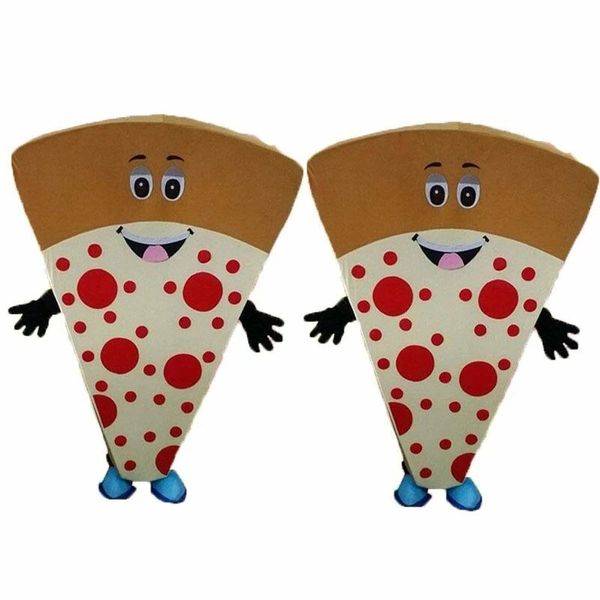 Performance Food Pizza Mascot Costumes Halloween Fancy Party Robe Cartoon Foods Foods Carnival Noël Pâques Pâques publicitaires Costume de fête d'anniversaire