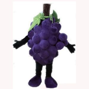 Performance Fruit Raisins Costume De Mascotte Halloween Noël Fantaisie Fête Personnage De Dessin Animé Tenue Costume Adulte Femmes Hommes Robe Carnaval Unisexe Adultes