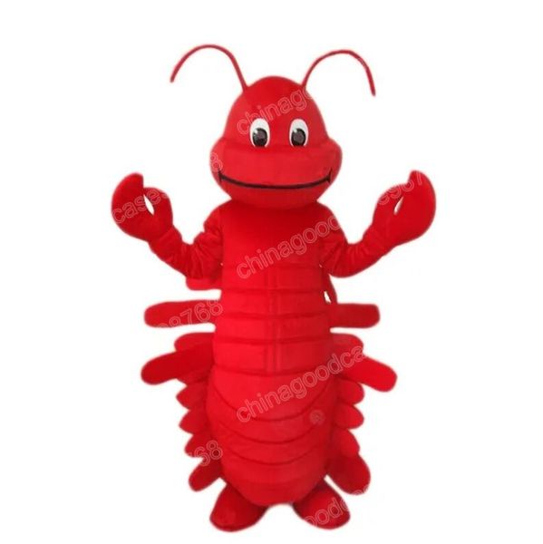 Costume de mascotte de homard de performance de qualité supérieure Noël Halloween robe de soirée fantaisie personnage de dessin animé tenue costume carnaval tenue unisexe