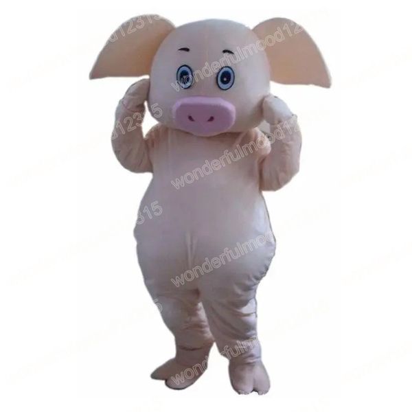 Costumes de mascotte de cochon de haute qualité, cadeaux de carnaval de fruits de haute qualité, cadeaux d'Halloween unisexes pour adultes, tenue de jeux fantaisie, tenue de publicité extérieure de vacances