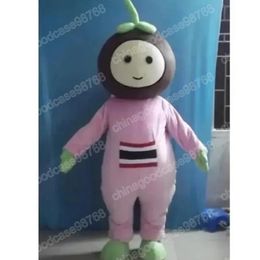Costume de mascotte de mangoustan de performance de qualité supérieure Halloween robe de soirée fantaisie tenue de personnage de dessin animé costume de carnaval tenue unisexe