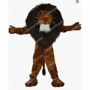 Rendimiento Muscle Lion Disfraces de mascota Traje de personaje de dibujos animados de Halloween Traje de fiesta al aire libre de Navidad Ropa publicitaria promocional unisex