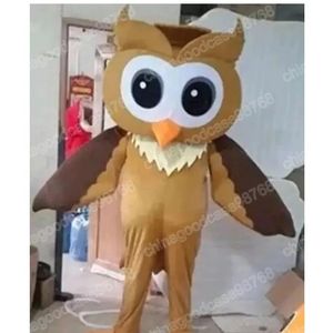 Costume de mascotte de hibou de Performance, robe de soirée fantaisie d'halloween de qualité supérieure, tenue de personnage de dessin animé, tenue de carnaval unisexe