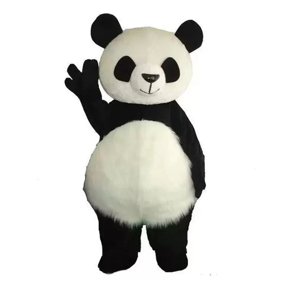 Performance Panda Fursuit Costumes De Mascotte De Noël Fantaisie Robe De Soirée Personnage De Dessin Animé Tenue Costume Adultes Taille Carnaval De Noël Pâques Publicité Thème Vêtements