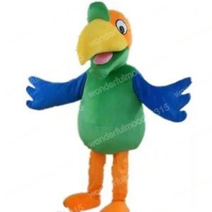 Performance Parrot Mascot Costumes Carnival Hallowen Gifts Unisex volwassenen Fancy Party Games Outfit Holiday Outdoor Advertentie Outfit Suit