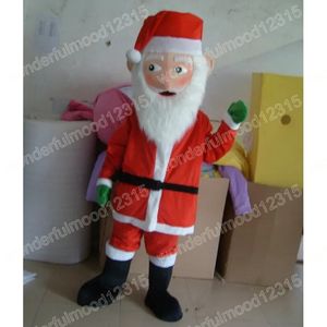 Rendimiento Disfraces de mascota de Papá Noel Carnaval Regalos de Halloween Adultos unisex Traje de juegos de lujo Traje de publicidad al aire libre de vacaciones Traje