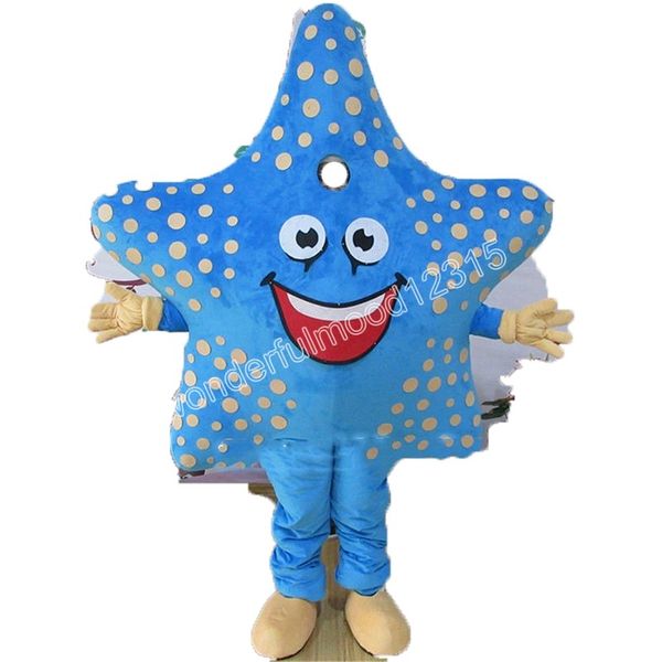 Rendimiento Sea Star Mascot Disfraces Carnaval Hallowen Regalos Unisex Publicidad al aire libre Traje Traje Celebración navideña Trajes de personajes de dibujos animados