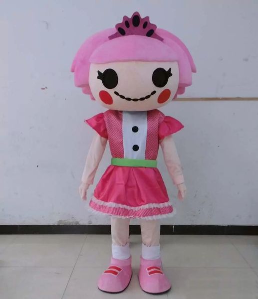 Rendimiento niña de pelo corto Traje de mascota Halloween Navidad Personaje de dibujos animados Trajes Traje Publicidad Folletos Ropa Carnaval Unisex Adultos Traje