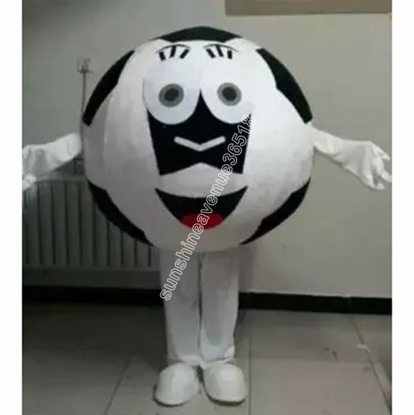 Costume de mascotte de ballon de football de performance personnage de thème de dessin animé de haute qualité Carnaval adultes taille fête d'anniversaire de Noël tenue fantaisie