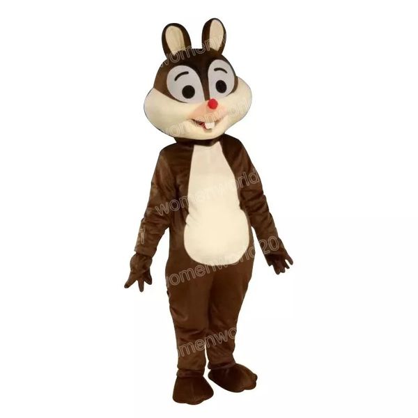 Performance Squirrel Mascot Costume Simulation Cartoon Characon Tenics Suit Adults Taille tenue Unisexe Birthday Christmas Carnival Fancy Dishy