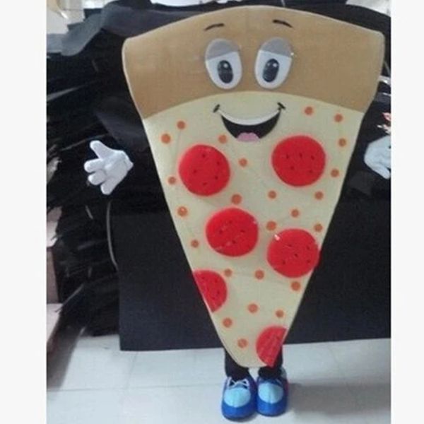 Performance Tasty Pizza Costumes De Mascotte Halloween Fancy Party Dress Personnage De Dessin Animé Carnaval De Noël Publicité De Pâques Fête D'anniversaire Costume Outfit