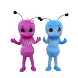 Costumes de mascotte de fourmis bicolores, cadeaux de carnaval, d'Halloween, unisexe, pour adultes, tenue de jeux fantaisie, tenue de vacances, publicité extérieure, costume