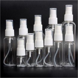 Parfum Fles 10 20 30 50 60 80 100Ml Plastic Pet Spray Huidverzorging Set Pakket Alcohol Flessen Drop levering Gezondheid Schoonheid Geur Dhsv2