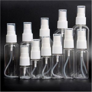 Bouteille De Parfum 10 20 30 50 60 80 100Ml En Plastique Pet Spray Soins De La Peau Ensemble Paquet Bouteilles D'alcool Drop Delivery Santé Beauté Parfum Dhsv2