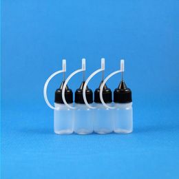 parfumflesje 100 Sets 3 ml Plastic Druppelaar Flessen Metalen NAALD Caps Siliconen Rubber Veilige Tips PE Squeezable Aafph