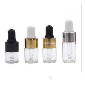 Flacon De Parfum 1Ml 2Ml L Ambre Compte-gouttes Mini Flacon D'affichage D'huile Essentielle En Verre Petit Sérum Par Conteneur D'échantillon Brun Livraison De Goutte Il Dhzgx