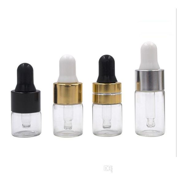 Botella de perfume 1Ml 2Ml L Amber Dropper Mini Glass Essential Oil Display Vial Suero pequeño por contenedor de muestra marrón Drop Delivery He Dhzgx