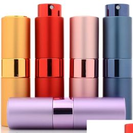 Bouteille de parfum 2021 15 ml Échantillon vide Atomizer Verre de pulvérisation par aluminium Rotary Cosmetic Emballage Contruner Drop Livrot Health Beld DHQ1J