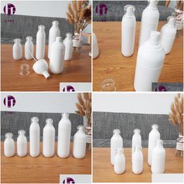 Parfumfles 30 ml 50 ml 100 ml witte lege spuitflessen plastic mini -hervulbare container cosmetische containers petg alcohol druppel del dhdje