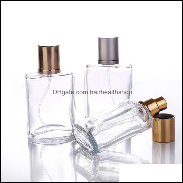 Botella de perfume 30Ml Spray de vidrio de cristal por atomizador transparente Grueso Vacío Rra2919 Entrega de gota Salud Belleza Fragancia Desodorante Dhyfz