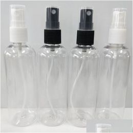 Botella de perfume 50Ml Pet Botellas de spray de niebla de plástico vacías Botella cosmética Rellenable Travel Subbottle Dispensador Bomba Recargable Cosm Dhjmv