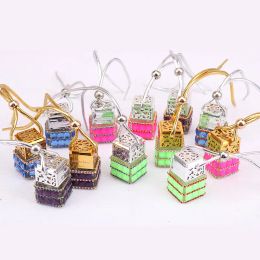 Parfumflesje Diamant Parfum Glazen Flessen Auto Hangende Parfum Achteruitkijk Ornament Hang Touw Hanger Lege Verpakkingsflessen