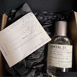 Bouteille de parfum l lb neutre pour 100 ml santal 33 bergamote 22 rose 31 le noir 29 Long Brand Eau de Parfum duré