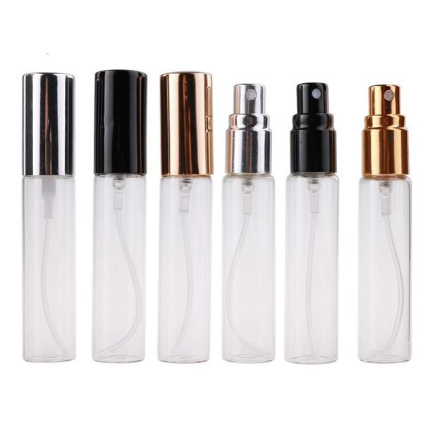 Bouteille de parfum par bouteille 20pcslot 5ml 10ml 15ml clair mince verre échantillon de pulvérisation en gros voyage goutte livraison santé beauté parfum dhcle