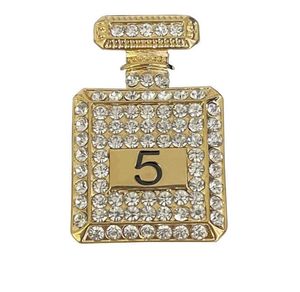 Botellas de perfume Número 5 Lapa de joyas Broches Broche Broach Jewelry for Women Pins For Clother8027659