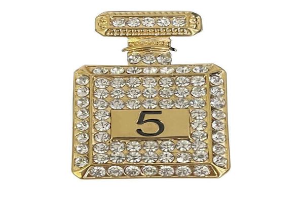 Botellas de Perfume número 5 joyería alfileres de solapa Broches Broche joyería para mujeres alfileres para ropa 4675765