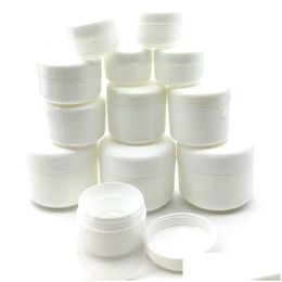 Bouteilles de parfum en gros 30/60 Refipillable Jar de maquillage en plastique vide 10/20/30/50 / 100G Échantillon Pot Travel Face Cream Lotion Cosmetic Cont DHSPB