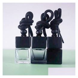 Parfumflessen groothandel vierkante vorm geur glazen auto per 8 ml lege hangende diffusor fles voor ventratiedreuzenaflevering af dh1ku