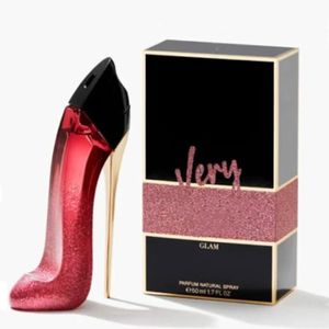 Perfume concepteur Parfum pour femmes hommes pulvérisation Parfum fille 80 ml de talons rouges noirs parfum charmante femelle unseix coutologne de longue durée