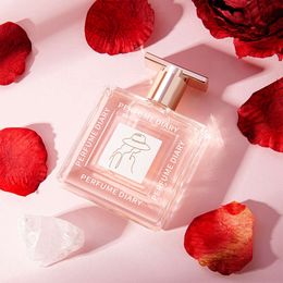 Perfume Journal Girls Fashion Perfume durant une saveur de lait naturel frais Peach Fruit Fruit Net Red Lady