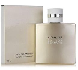 perfume para hombre fragancia spray 100ml Homme Edition Blanche Eau de Parfum nota oriental amaderada para cualquier piel6792663