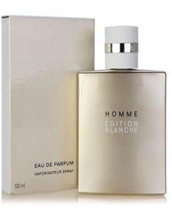 Perfume for man parfum Spray 100ml Homme Edition Blanche Eau de Parfum Oriental Woody Note pour toute peau7744390