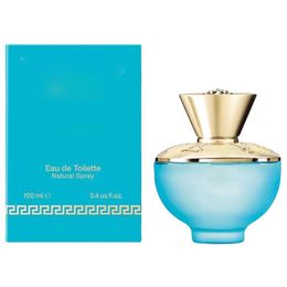 Parfum pour femme DYLAN TURQUOISE 100 ml Version haute qualité EDT Vaporisateur naturel bonne odeur Longue durée Navire rapide