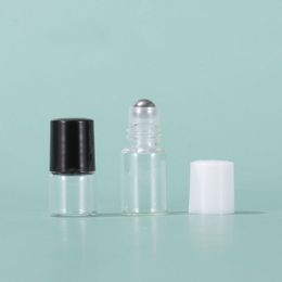 Parfum Roll-on Bottle 1-5ML Clear Oil Bottles Roller Container pour Huile Essentielle