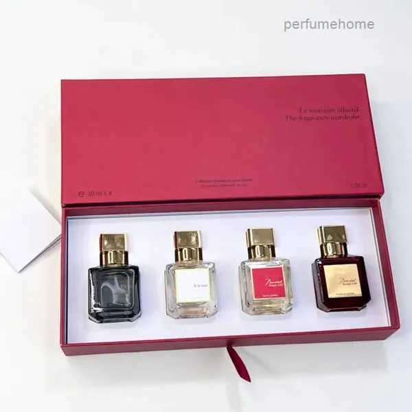 Coffret de Parfum 4 pièces Maison Bacarat Rouge 540 Extrait Eau De Parfum Paris Parfum Homme Femme Cologne Spray Longue Durée Smel4225075Q4WF