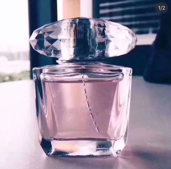 Perfume Mujer Fragancia 90ml Eau De Toilette De larga duración Buen olor EDT Lady Girl Pink Diamond Parfum Colonia Spray Envío rápido 2024