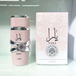 Perfume yara 100ml par Lattafa East Arab Perfume Dubaï High Quality Long durte pour femmes Dubaï Perfume arabe 577