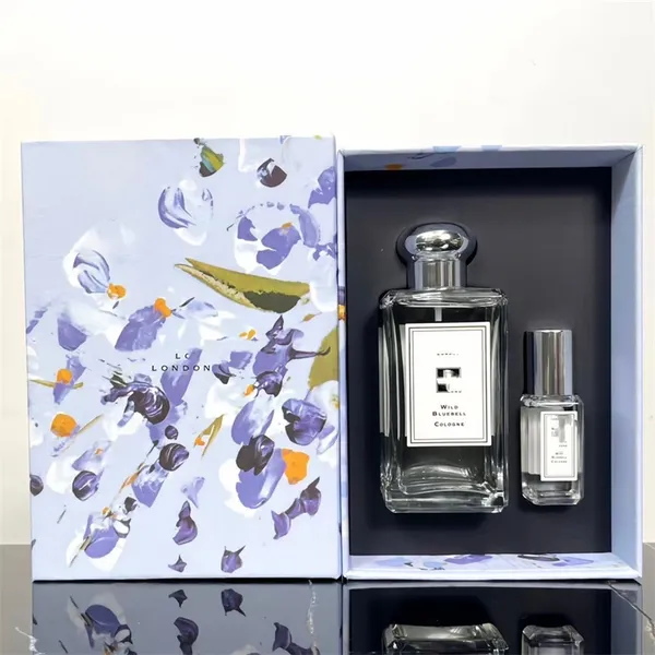 Parfums Parfums pour femmes hommes JM Luxury 2pcs / Set Parfum New 3 Style Kits 100ml + 9ml Londres Angleterre Vente chaude Coffret cadeau de Noël