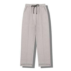 PEUT-ÊTRE U Femmes Gris Noir Taille Élastique Casual Cheville Longueur Pantalon Poches Lâche Sarouel Régulier P0001 Automne Hiver 210529