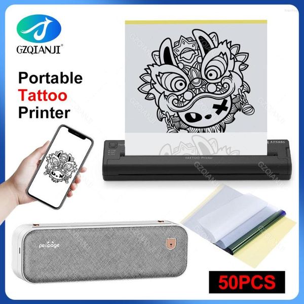 Péripage A4 tatouage pochoir transfert imprimante Machine Portable thermique fabricant ligne Po dessin impression avec papiers