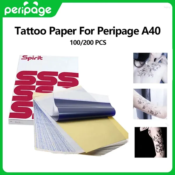 Péripage A4 Transfert Paper Fade-innu Encre sans entrée à long terme pour documents avec tatouage de l'imprimante A40