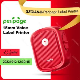 Péripage P10 Red Label Autocollant Adhésif Imprimante Date Nom Prix Prix Machine d'impression Bluetooth Mini Portabel Maker