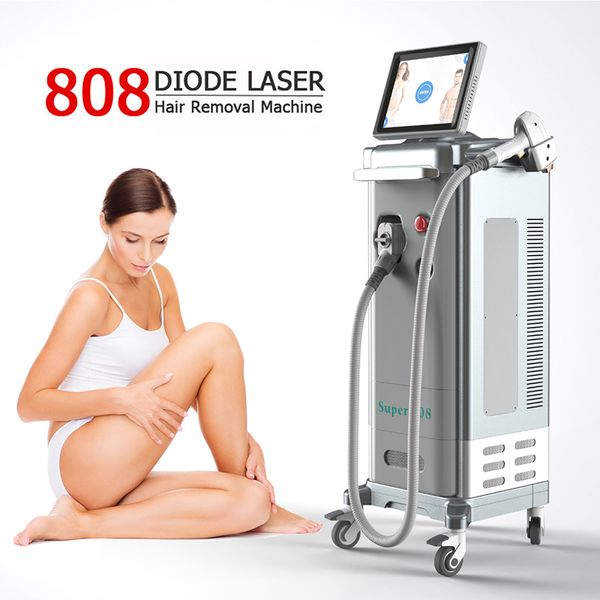 Épilation permanente laser machine 808nm Diode Lasers traitement d'épilation pour le corps du visage