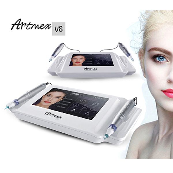 Artmex V8 – ensemble de machines tactiles pour maquillage Permanent, stylo rotatif pour les yeux, les sourcils et les lèvres, stylo de tatouage