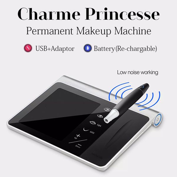Machines de maquillage permanentes Haute Qualité LED Charme Princesse Machine Stylo Kit MadeInGermany Pour Sourcils Lèvres Eyeline Microblading 230621